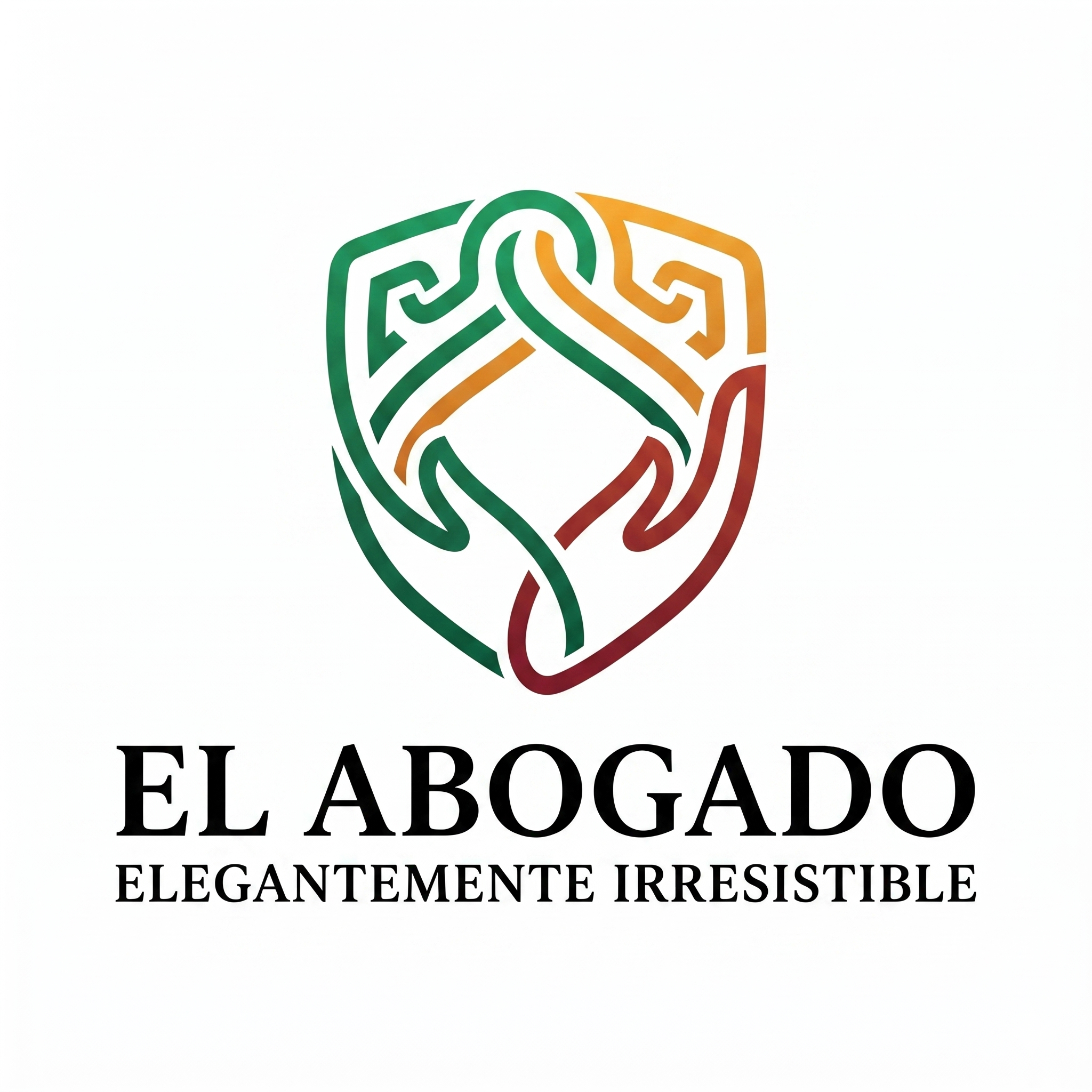 El Abogado Elegantemente Irresistible Logo